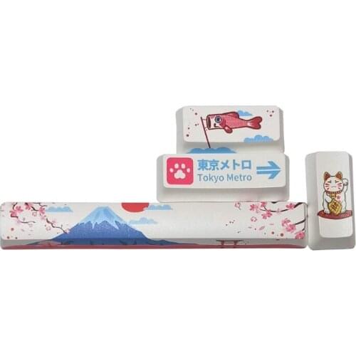 DIY Keyboard Durable PBT 6.25U Spacebar Shift Enter OEM Profile Keycap Replacement for cherry MX Mechanical Keyboard