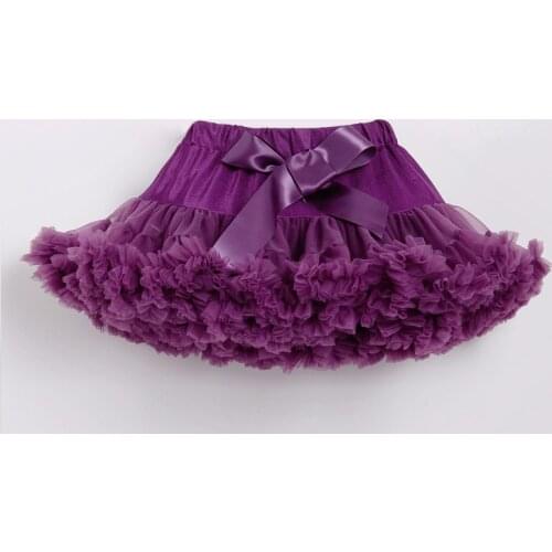 2-15 Years Lace Skirt Girls Fluffy Chiffon Pettiskirt Solid Colors Tutu Skirts Girl Dance Skirt Christmas Tulle Petticoat Tulle