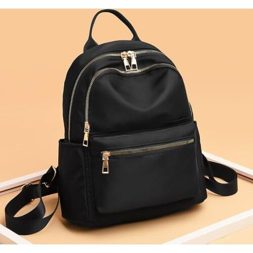 2021 New Multifunctional Casual Oxford Fashion Backpack Women Zipper Female Shoulder Bag Teenager School Bag M01