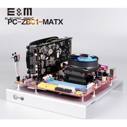 PC Test Bench Open Air Frame Case Computer Overclock Metal Bracket for M ATX ITX HTPC Motherboard DIY Mod