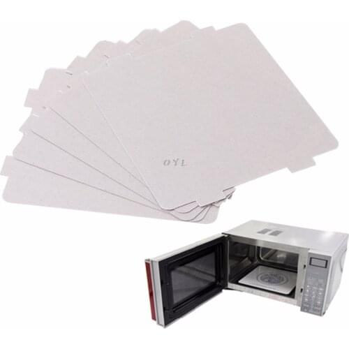 5Pcs Mica Plates Sheets Microwave Oven Repairing Part 108x99mm Kitchen For Midea