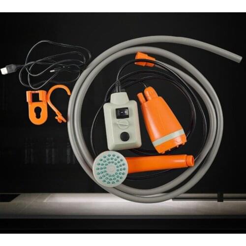 Portable Outdoor Shower Pump Waterproof Multi-purpose Car Camping Shower Head