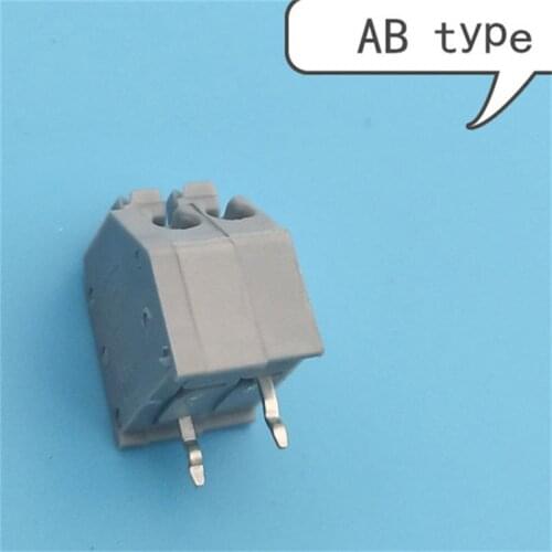 FS250 KF250 dg250-3.5-2P 1000PCS PCB Spring Terminal Blockbinding post wire connecting terminals pitch 3.5mm 300V/7A