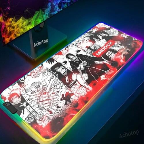 RGB Itachi Cool Large XL Mouse Mat Anime Laptop 800x300 Mouse Pad Notbook XXL Computer Keyboard Gaming Mousepad Gamer Play Mats