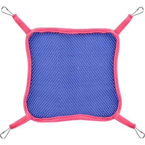 S/L Summer Ferret Hammock Breathable Sandwich Mesh Cloth Pet Cat Squirrel Hanging Swing Hamster Bed Soft House Cage Kitten Toy