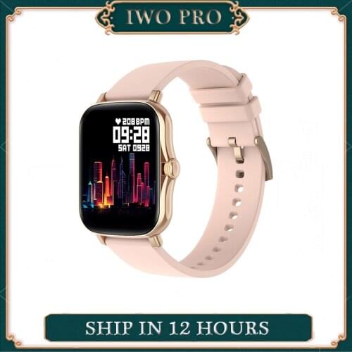 1.69 inch 2021 Smart Watch Women Full Touch Fitness Tracker Blood Pressure Waterproof GTS 2 Smartwatch Men Sport Smart Clock