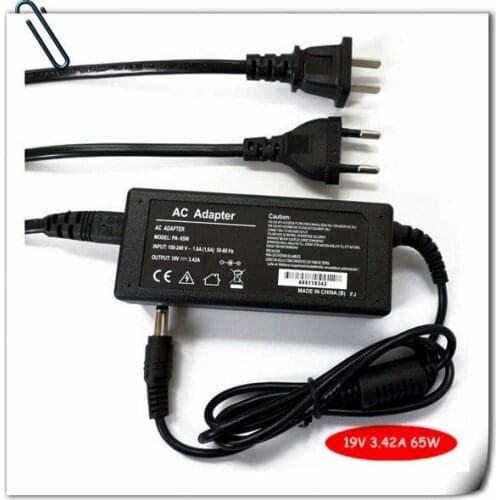 Battery Charger for Asus K42F-A1 K53E-A1 K601J U45JC U50A-RBBML05 U8V UL20A K52F-Bbr9 C2B K52J K52 caderno cargador 19V 3.42A