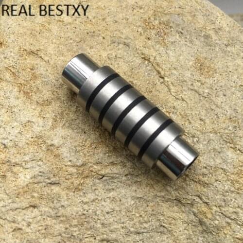 100pcs/lot Stainless Steel Magnetic Clasp Leather Cord Clasps Magnet Lace Buckle for Bracelet DIY Jewelry Making Connectors DIY