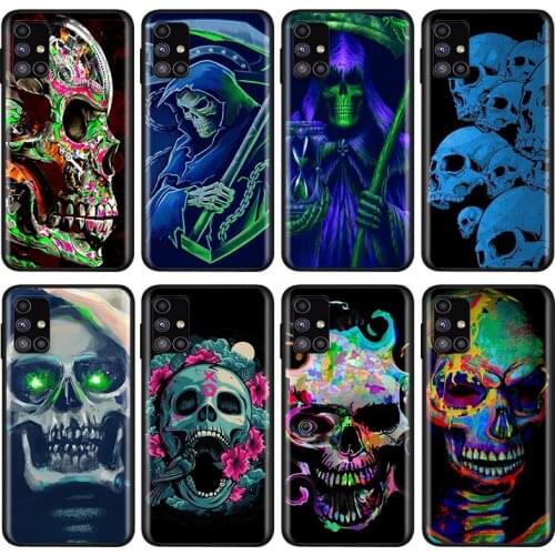 Grim Reaper Skull Skeleton For Samsung Note 20 10 8 9 M02 M31 S M60S M40 M30 M21 M20 M10S F62 M01 Ultra Pro Plus Phone Case