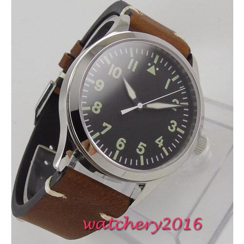 Corgeut Mechanical Watches Diver Minimalist Watch for Men Wristwatch Clock Auto Date Waterproof Automatic Relogio Masculino 2019