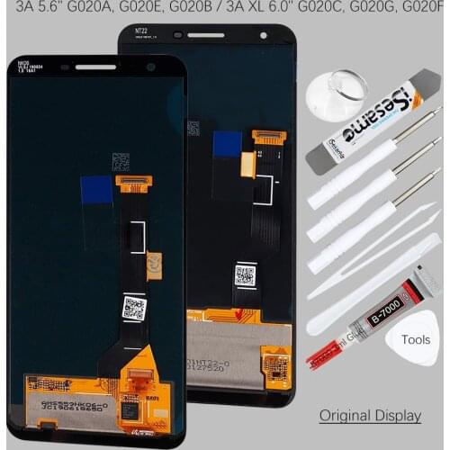 Original 6.0" G020C G020G G020F OLED Screen Compatible with Google Pixel 3A XL LCD Touch Display Assembly Replacement