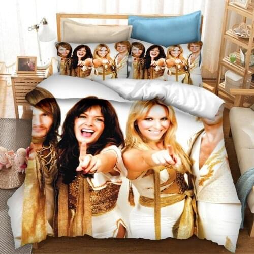 Abba Band 3D Printed Bedding Set Duvet Covers & Pillow Cases Comforter Bedding Set Bed Linen( US Sizes/EU Sizes/AU Sizes)