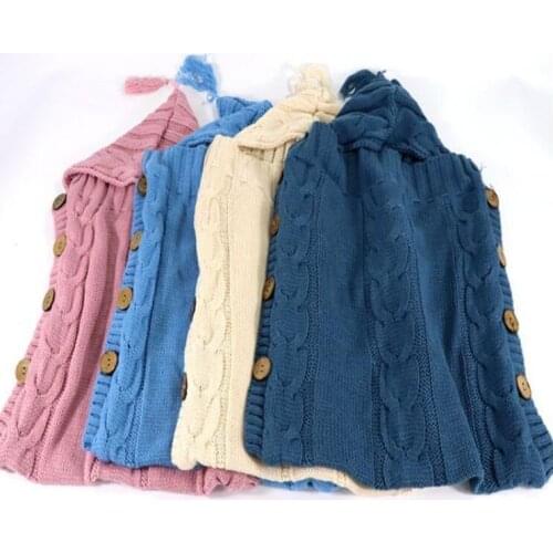 Newborn crocheted sleeping bag Photography Props Newborn size