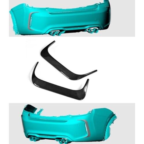 Suitable For F87 M2c Fiber Knife，Bmw M2 Thunder Version Dry Carbon Rear Bar Air Outlet Decoration