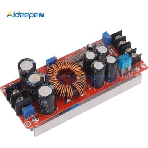 1200W 20A DC Converter Boost Step-up Power Supply Module IN 8-60V OUT 12-83V Constant Current Module
