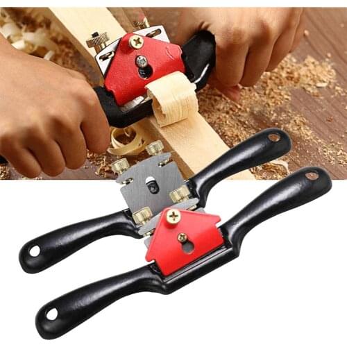 9in/10in Single/Double Wire Deburring Adjustable Plane Spokeshave Woodworking Hand Push Slotted Planer Trimming Hand Tools
