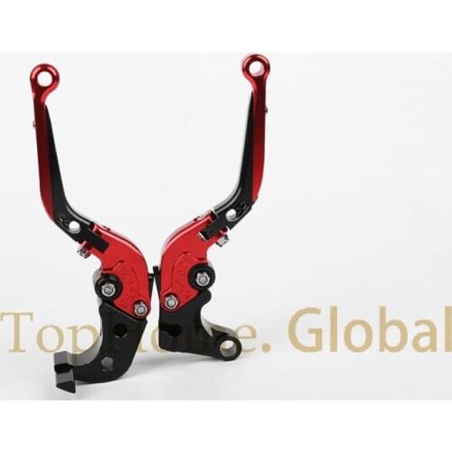 Red&Black&Red CNC Foldable&Extendable Brake Clutch Levers For Honda CBR 600 F2,F3,F4,F4i 1991-2007 92 93 94 95 96 97 98 99 00 01