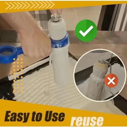 Paint Roller Squeegee Roller Saver Cleaner Easy to Use Paint Scraping Cleaning Tool Will not Deform for 4.5/5cm in Diam. M56
