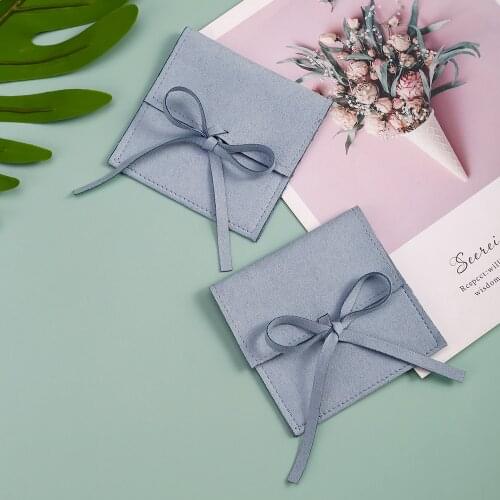 Microfiber Jewelry Packaging Christmas Wedding Presents Gift Pouch Small Chic Velvet Envelope Pouches for Ring Earrings Necklace