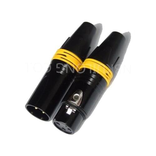 High quality 40pcs/lot 3Pin XLR Connector with 20 PCS NC3MXX & 20 PCS NC3FXX