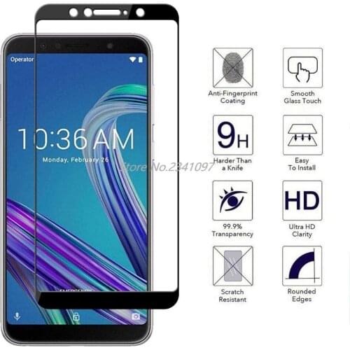 FUll Cover Tempered Glass For Asus Zenfone Max Pro M1 ZB601KL Screen Protector For Asus ZenFone Max Pro M1 ZB602KL