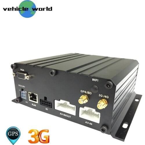 1080P AHD 2.0MP HDD SD Card Vehicle Car Taxi Trailer Truck School Bus 8Ch Mobile DVR built in GPS 3G