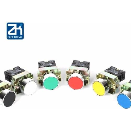 22mm Momentary Push Button Switch 600v 10a Xb2-ba31 Xb2-ba42 Xb2-ba51 Xb2-ba61 Xb2-ba21 No Nc