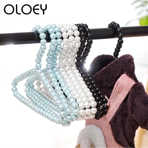 1pc Pearl Pet Hanger Dog Puppy Cat Kitten Matching Clothes Stand Black Blue White Durable Pet Product Accessories 20*18cm