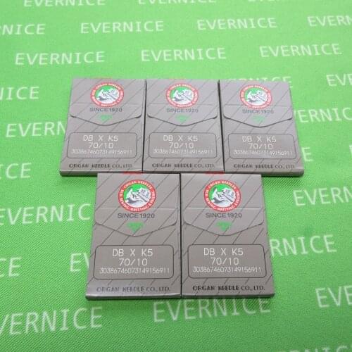 50 ORGAN DBXK5, DB-K5 Round Shank Needles for TAJIMA BRUDAN ZSK Embroidery Machine please choose your wanted size