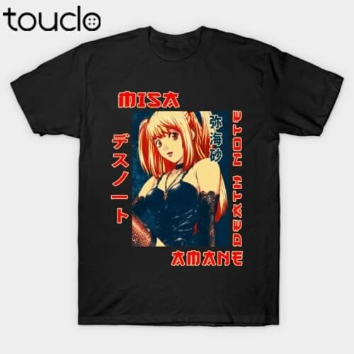 Amane Misa Death Note Anime Funny Hope Poster Graphic Black T-Shirt Ryuk Light