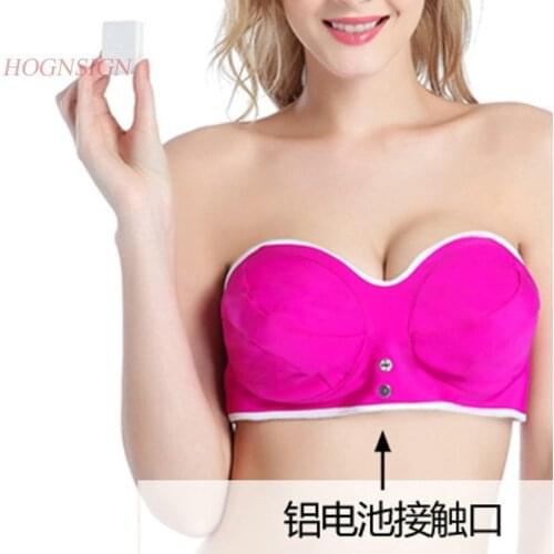 Wireless Instrument Chest Massager Proliferating Breast Sagging Products Underwear Vibration Hot Compress Female Milk Massage