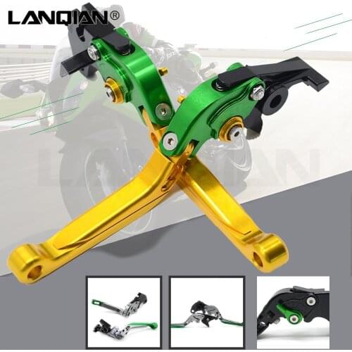 For KAWASAKI ZX10R 2004 2005 Motorcycle Accessories Brake Clutch Levers Adjustable Folding Extendable Lever ZX 10R ZX-10R