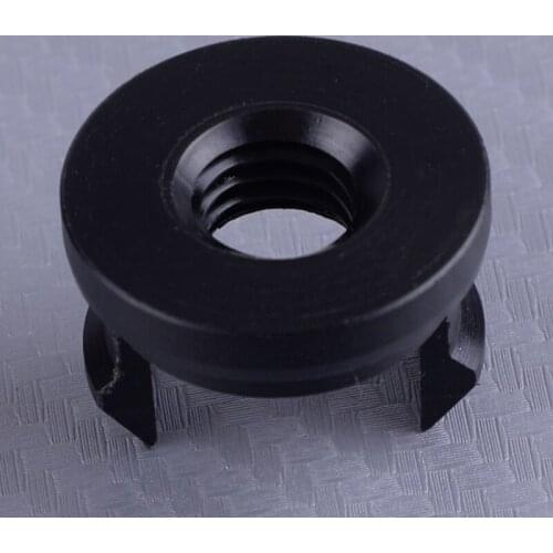 DWCX M10X1.5 Plastic Manual Gear Shifter Lever Gear Shift Knob Boot Retainer Adapter Fit For Honda GK5 2014-2016 2017 2018 2019