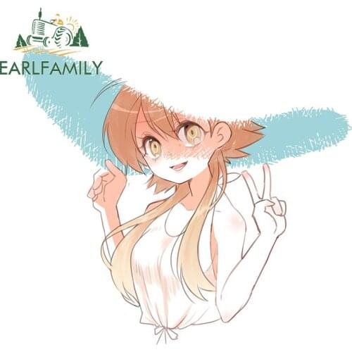 EARLFAMILY 13cm x 6.9cm for Summer Decal Snowboard Waterproof Motorcycle Fine Silhouette Camper Car Stickers Vinyl Car Wrap