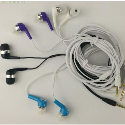 Hot thick cable cheap good quality earphones earcup shenzhen factory for wayside stall Accept order 100pcs/lot