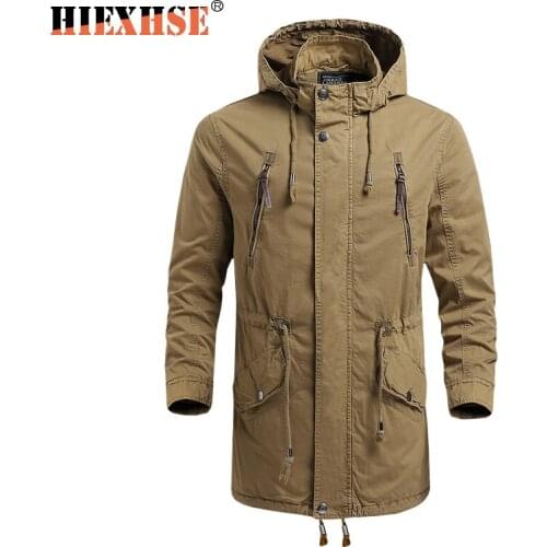 Мужские длинные куртки HIEXHSE China At AliExpress