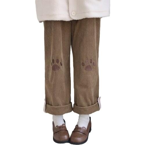 Женские вельветовые брюки Himifashion China At AliExpress