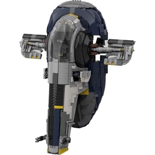 Spaceship MOC Building Blocks Childrens Toys New Star Project Red Green Black Slave Space War Slave Edition Fighter