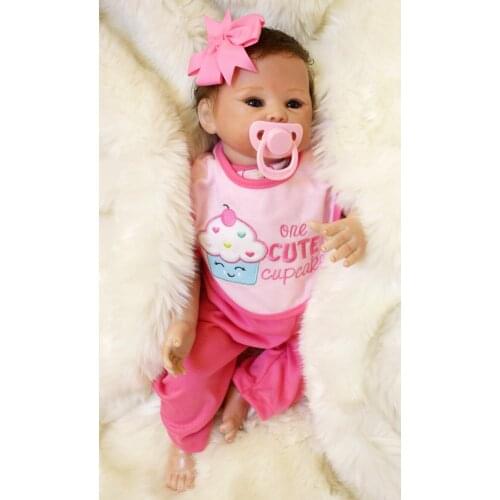 Sudoll About 20" Reborn Soft Silicone Vinyl Doll Handmade Lifelike Newborn Doll Top quality