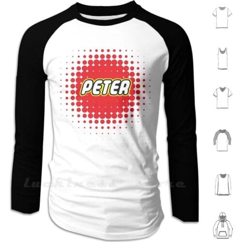 Letsgo Peter Hoodies Long Sleeve Peter Name Peter Trending Kids Bricks Builder Peter Birthday Retro Toy