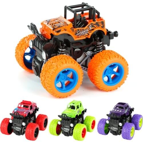 Mini Inertial Off-Road Vehicle Pullback Children Toys Car Plastic Friction Stunt Blaze Car Juguetes Carro kids toys for boys