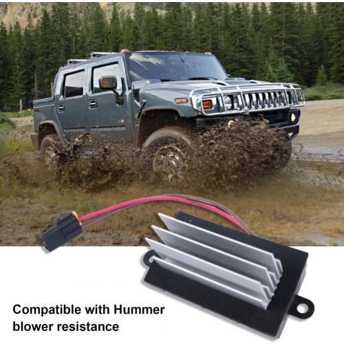Motor Resistor High Performance Anti-aging Professional Car Heater Blower Resistor 93803637 88986529 for Hummer H2 2003-2007