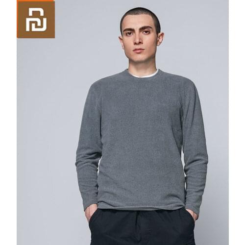 Xiaomi CottonSmith Mens Autumn Winter Polar Fleece Jacket Male Outdoor Casual Comfortable Bottom Coat Comfortable Outwear