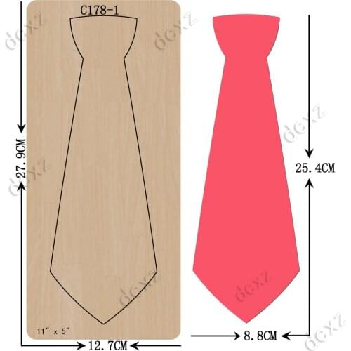 New tie Wooden die Scrapbooking C-178-1 Cutting Dies Compatible with most die cutting machines