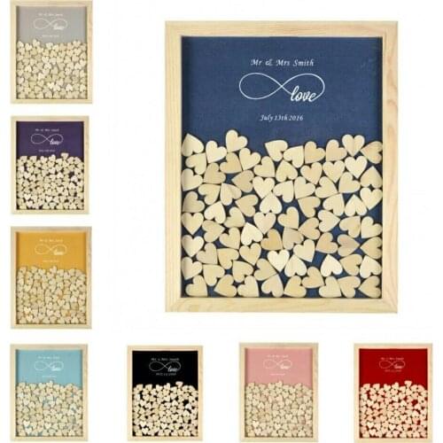 Personalise Love Forever Wedding drop box guest book frame 3D Guest book, Drop box guest book, Unique guest book, Heart drop box