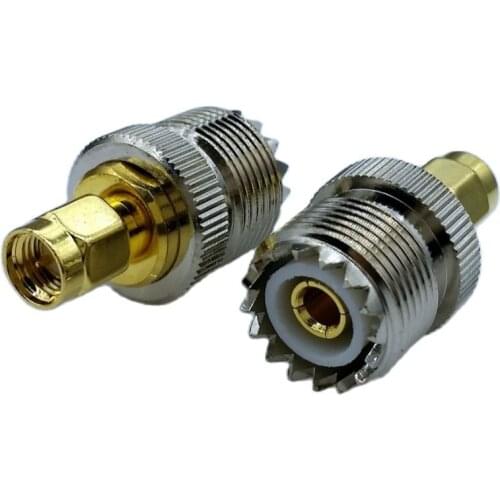 SL16 UHF Female M type Female to sma Male SMA-UHF RF Connector RF coaxial connector 1pcs