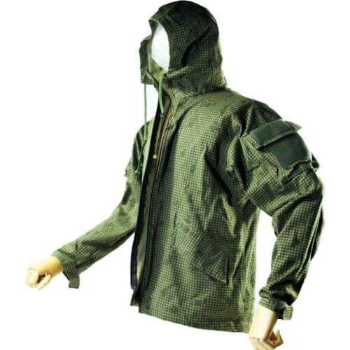 Tactical Windbreaker Zipper Jacket Night Camouflage Jacket Combat Uniform