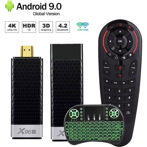 X96S Android 9.0 Smart TV Box Mini PC TV Stick DDR4 4GB 32GB Amlogic S905Y2 2.4/5G Dual WIFI BT4.2 4K HD VS X96 MAX Media Player