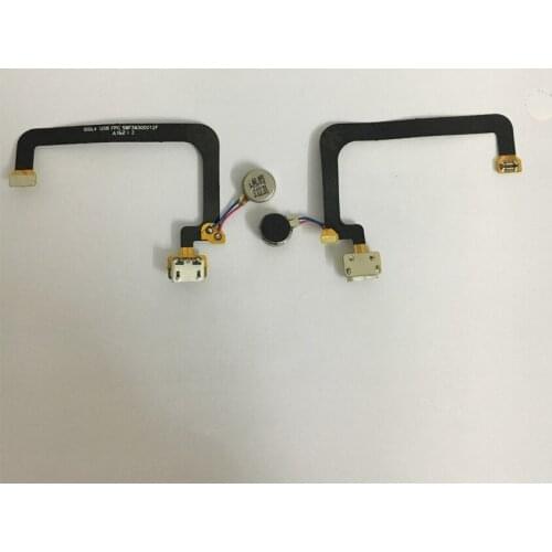 USB Charging Dock Port Flex Cable For Alcatel One Touch Idol 4 USB Charger Dock Connector Board With Vibrator Motor Flex