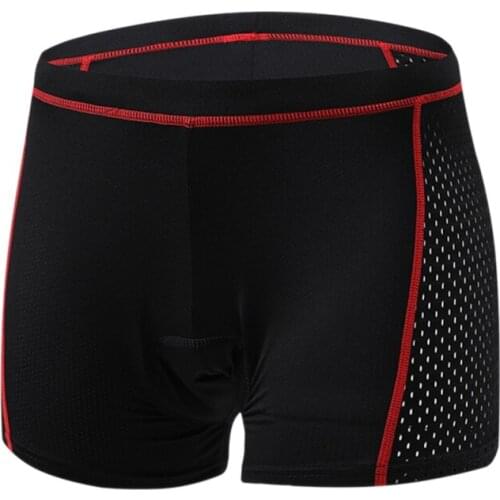 Cycling Shorts Mens Cycling Underwear Silicone Pad Thickened Shockproof Cycling Underpant MTB Shorts Bike Underwear